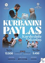 Kurbanını Paylaş Kardeşinle Yakınlaş