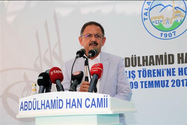 talas ta abdulhamid han camii acildi