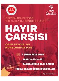 DEPREM BÖLGESİNDE BİR TUĞLA DA SENDEN OLSUN
