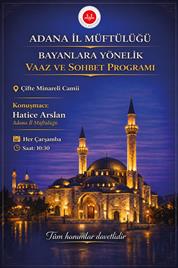Bayanlara Yönelik Vaaz ve İrşat