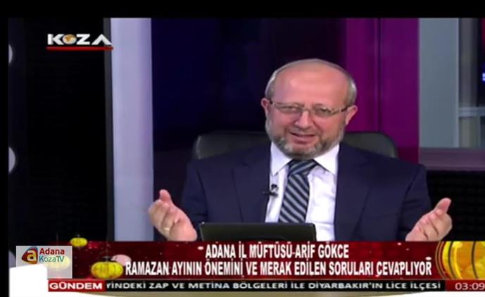 Il Muftumuz Arif Gokce Her Gun Koza Tv In Canli Yayin Konugu