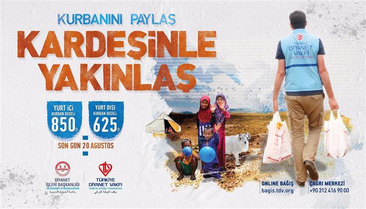 Turkiye Diyanet Vakfi Araciligi Ile Vekaletle Kurban Bagisi