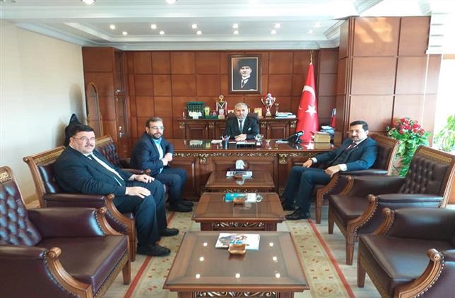 Kecioren Belediye Baskani Mustafa Ak Muftulugumuzu Ziyaret Etti