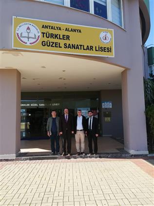 Ilce Muftumuz Dr Ihsan Ilhan Turkler Guzel Sanatlar Lisesini Ziyaret Etti