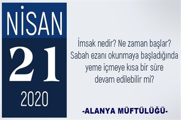 Imsak Nedir Ne Zaman Baslar