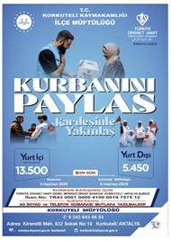 KURBANINI PAYLAŞ KARDEŞİNLE YAKINLAŞ
