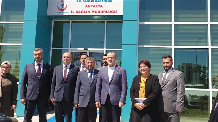 Il Muftulugu Ve Antalya Manevi Destek Personellerinden Il Saglik Muduru Ne Ziyaret