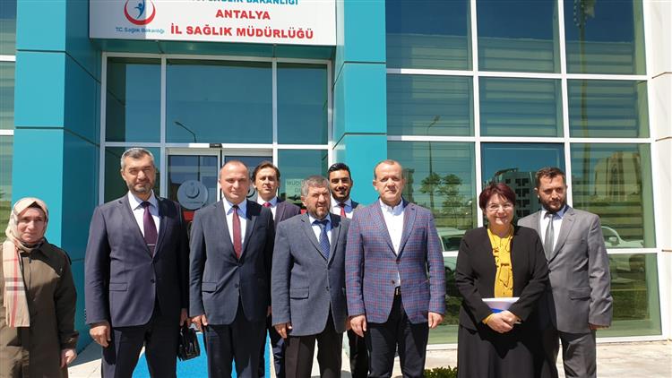 Il Muftulugu Ve Antalya Manevi Destek Personellerinden Il Saglik Muduru Ne Ziyaret