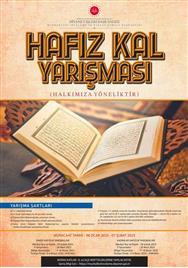 Diyanet İşleri Başkanlığı “Hafız Kal Yarışması”