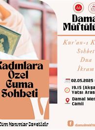 Kadınlara Özel Cuma Sohbeti Davet