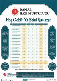 Ramazan İmsakiyesi 2026