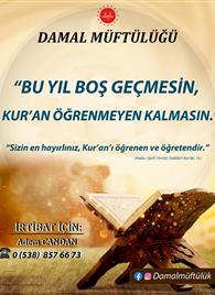 &quot;Bu Yıl Boş Geçmesin, Kur&#39;an Öğrenmeyen Kalmasın&quot;