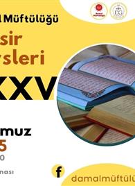 Tefsir Dersleri -XXV-
