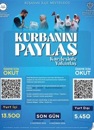 QR’ı OKUT! Kurbanını Paylaş, Kardeşinle Yakınlaş!