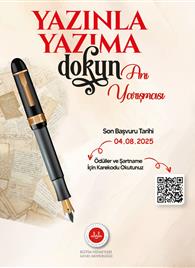 Yazınla Yazıma Dokun&quot; Temalı Anı Yarışması
