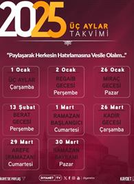 2025 Üç Aylar Afişi