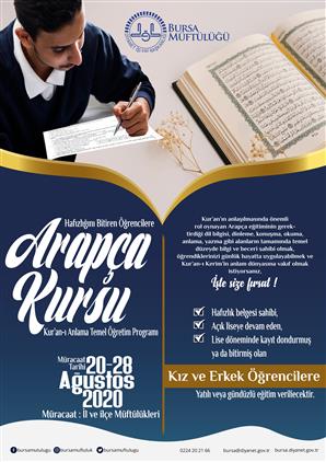Hafizligini Bitiren Ogrencilere Arapca Kursu