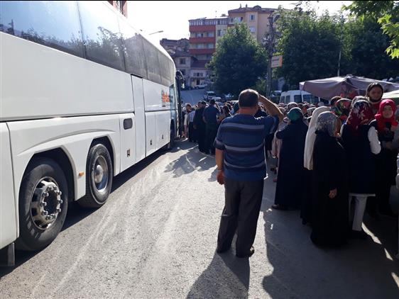 Iskilip Haci Adaylarini Ugurladi