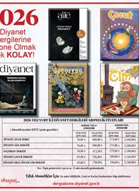 DİYANET DERGİLERİ 2026