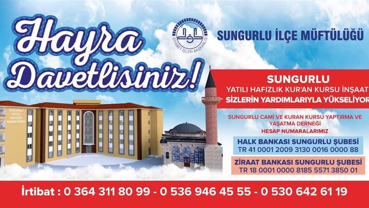 sungurluda yatili hafizlik kuran kursu