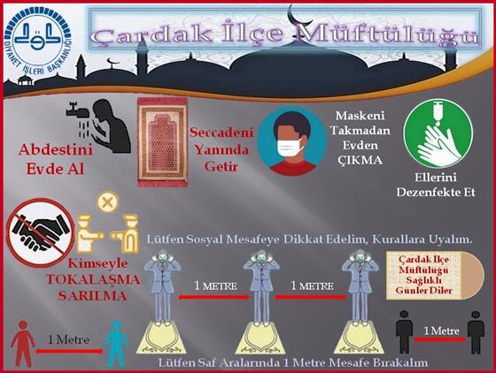 Cuma Ogle Ve Ikindi Namazinda Camilerimizde Dikkat Edilecek Hususlar Ve Gerekli Onlemlerin Alinmasi Ile Alakali Konular