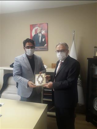 Il Muftumuz Can Duzce Ovasi Sulama Birligi Baskani Abubekir Uzgur U Ziyaret Etti