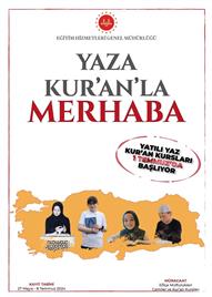 2024 Yılı Yaz Kur&#39;an Kursları Başlıyor