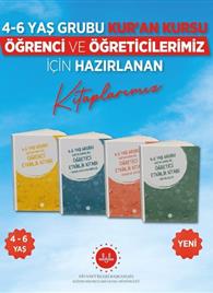 4-6 Yaş Grubu Kur&#39;an kursu öğrenci ve öğreticilerimiz için hazırlanan kitaplarımız