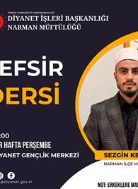 📖 Tefsir Sohbetleri Başlıyor.