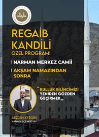 Regaip Gecesi Programı