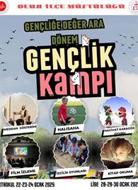Gençliğe Değer Ara Dönem Eğitim Kampımız 22 Ocak&#39;ta Başlıyor