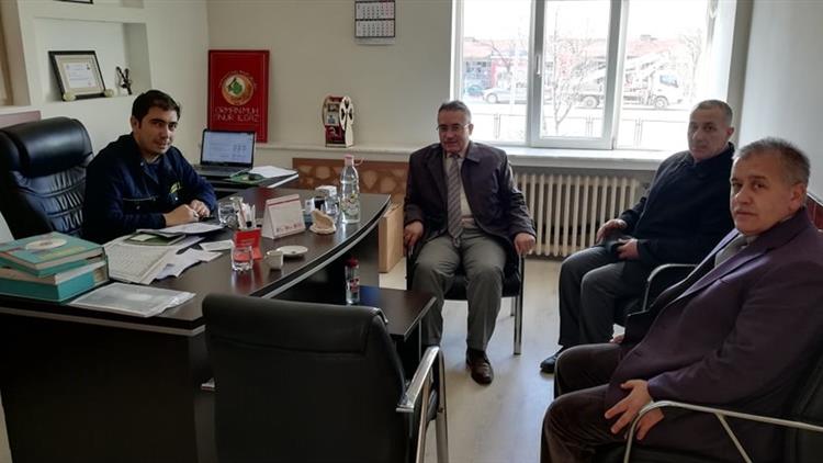 ilce muftumuz yeni gorevine baslayan