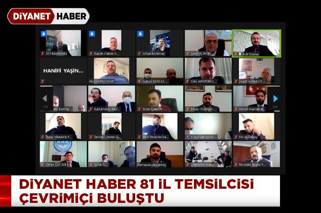 Diyanet Haber 81 Il Temsilcisi Cevrimici Bulustu