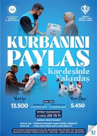 Kurbanını Paylaş Kardeşinle Yakınlaş