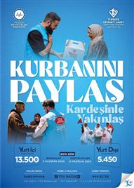 Türkiye Diyanet Vakfı’nın 2025 yılı vekaletle kurban kesim bedelleri açıklandı.