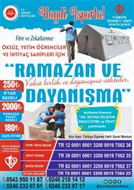 2025 Yılı Ramazan ve Dayanışma