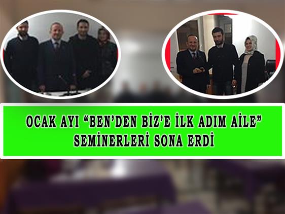 aile seminerleri sona erdi