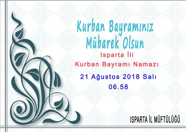Kurban Bayrami Namaz Saati