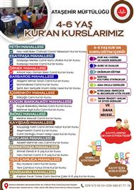 4-6 YAŞ KUR&#39;AN KURSLARIMIZ