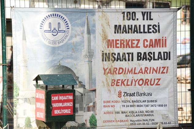 cami insaatinda incelemelerde bulundu