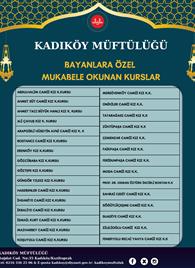 BAYANLARA ÖZEL MUKABELE OKUNAN KURSLAR 