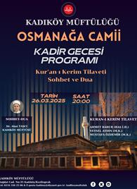 KADİR GECESİ PROGRAMI