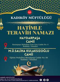 HATİMLE TERAVİH NAMAZI
