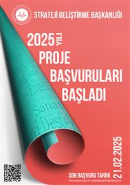 2025 Yılı Proje Başvuruları Başladı !