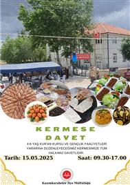 Kazımkarabekir İlçe Müftülüğü Kermese Davet