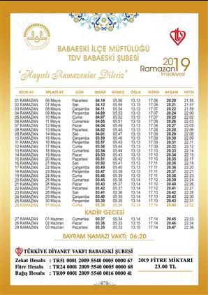 Hayirli Ramazanlar Dileriz