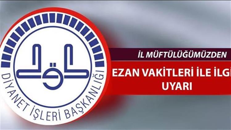 30 Ekim 31 Aralik 2016 Tarihleri Arasi Namaz Vakitlerine Dikkat
