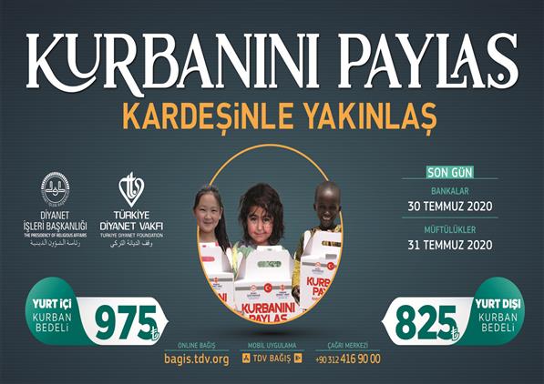 2020 Vekalet Yoluyla Kurban Kesimi Ucretleri Belli Oldu