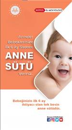 Anneler Bebeklerinize İlk 6 Ay Sadece Anne Sütü Veriniz