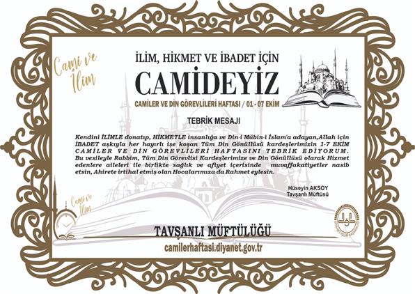 kutahya muftulugu diyanet isleri baskanligi